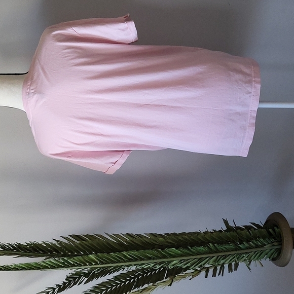 Divided pink short sleeve "Tropical" graphic print tee - Picture 2 of 10